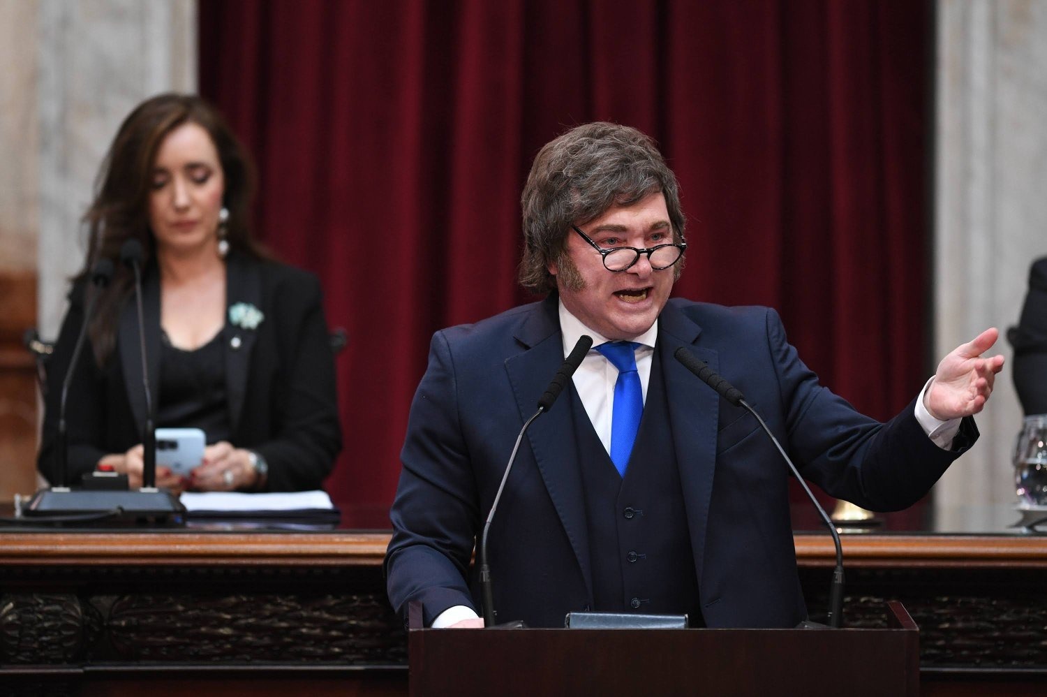 Milei realiz&oacute; la apertura de sesiones