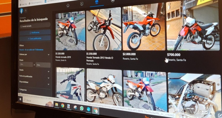 Nuevamente compradores de una moto vinieron a la ciudad y les robaron