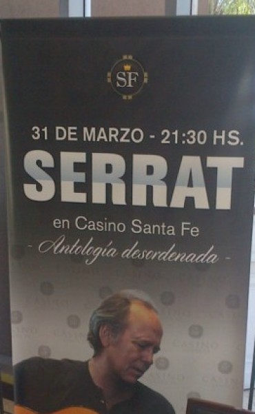 Joan Manuel Serrat actuar&aacute; en Santa Fe el 31 de marzo