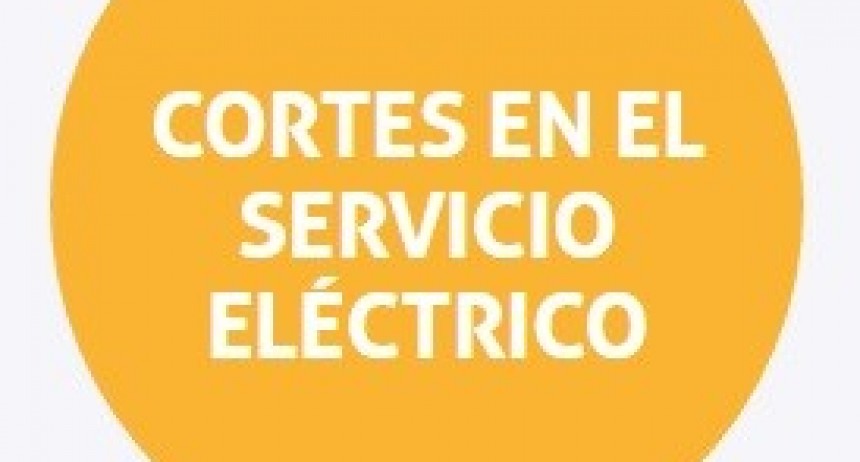 Corte de energ&iacute;a programado para este lunes en Santa Fe