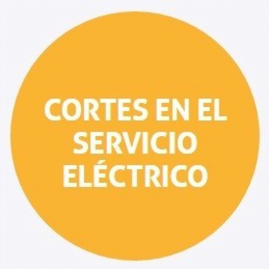 Cortes de energ&iacute;a programados para este jueves en Santo Tom&eacute; y Sauce Viejo