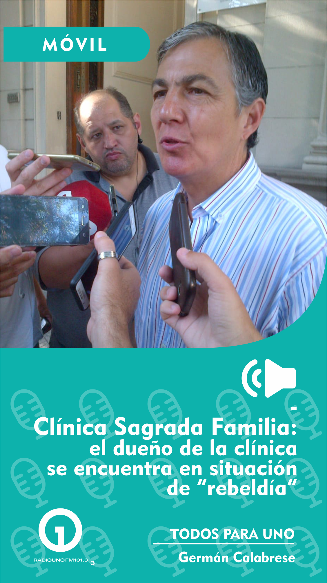 Cl&iacute;nica Sagrada Familia: El due&ntilde;o se encuentra en situaci&oacute;n de "rebeld&iacute;a" 