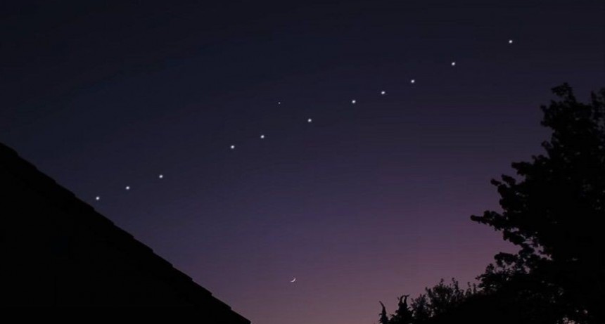 Avistaje de OVNI y sat&eacute;lites de comunicaci&oacute;n en el cielo argentino