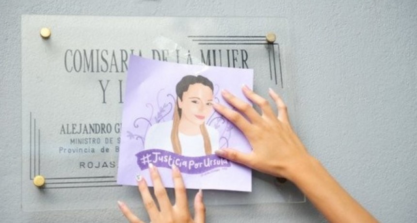 Femicidio de &Uacute;rsula Bahillo: Exigen justicia frente al ministerio de Seguridad