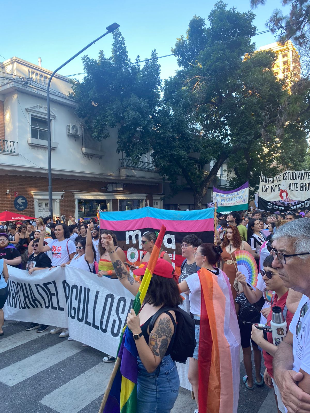 Laura Kretschmen: "La marcha del s&aacute;bado se desarroll&oacute; en un clima m&aacute;s bien festivo"