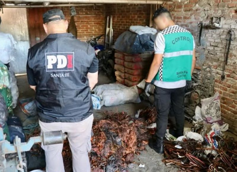 Secuestran 25kg de cobre de dudosa procedencia en una chatarrer&iacute;a