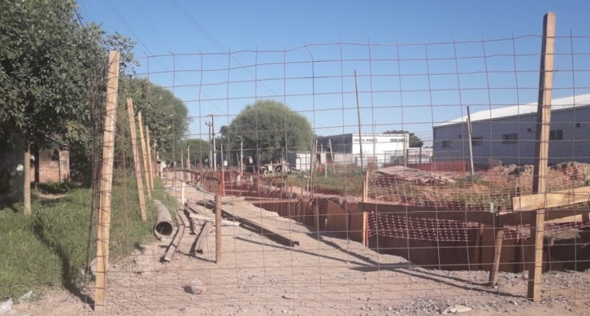 La obra del desag&uuml;e Gorriti qued&oacute; paralizada 