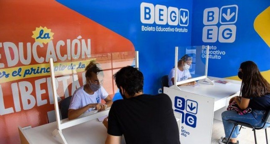 M&aacute;s de 125 mil inscriptos para el boleto educativo gratuito