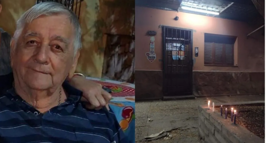 Protesta para exigir m&aacute;s seguridad tras el crimen del comerciante Oscar Ba&ntilde;os