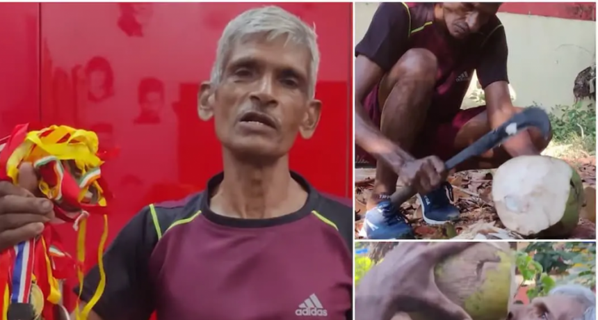 Indio come solo cocos desde hace 28 a&ntilde;os  