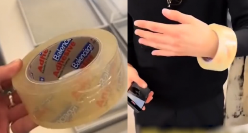 Lanzan a la venta una cinta adhesiva como si fuese una pulsera