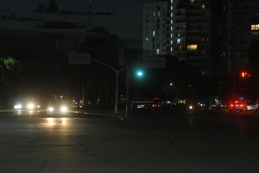 Diferentes zonas de la ciudad a oscuras