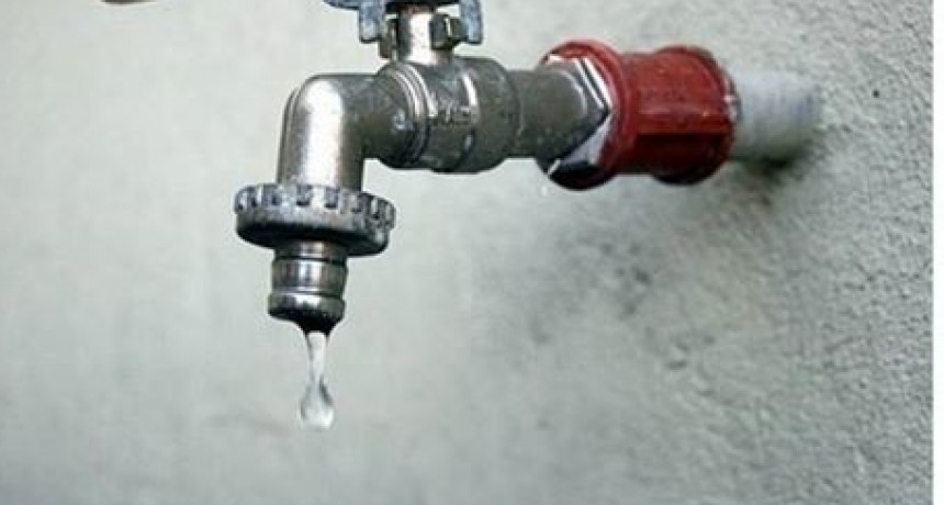 Corte de agua programado para el jueves en el noroeste de la ciudad 