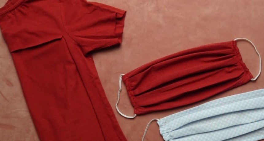 Santa Fe: Se recomienda usar "barbijos caseros" para andar por la calle