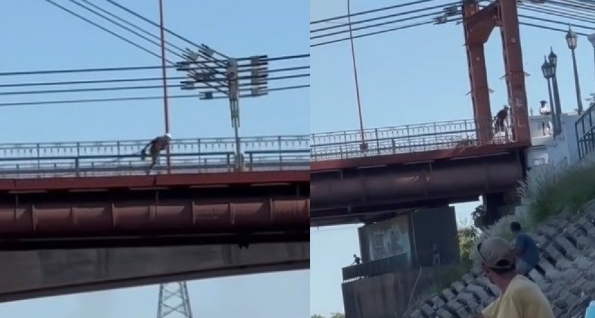 El robacables del puente Colgante fue detenido nuevamente