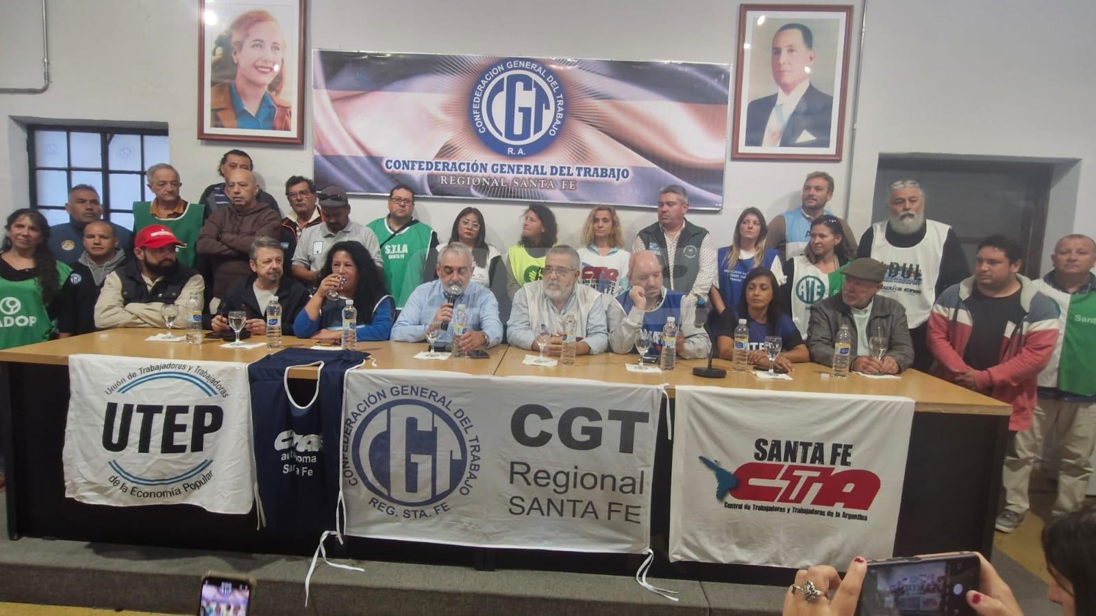 Santa Fe se suma a la marcha nacional de la CGT 