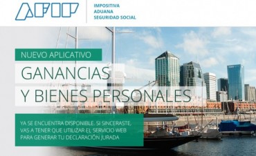 AFIP prorrog&oacute; el vencimiento para la presentaci&oacute;n de las declaraciones de Ganancias y Bienes Personales 