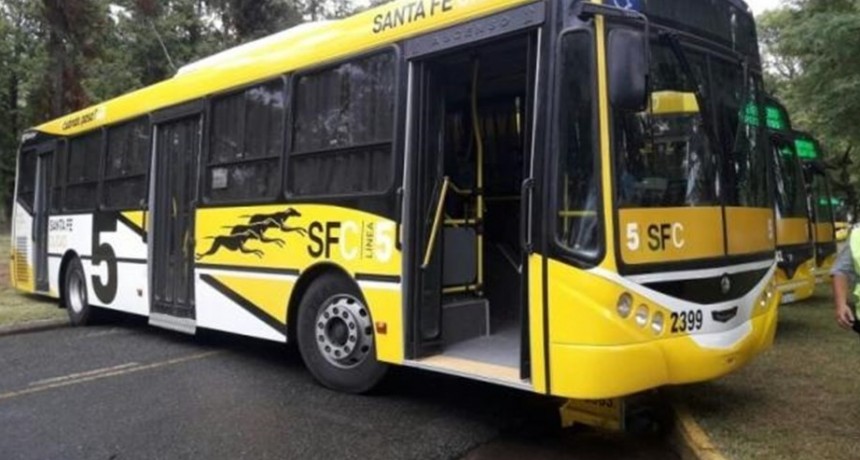 Paro de colectivos en la Ciudad de Santa Fe