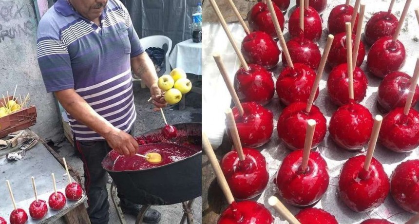 Vendedor tom&oacute; un pedido de 1500 manzanas caramelizadas que luego le cancelaron