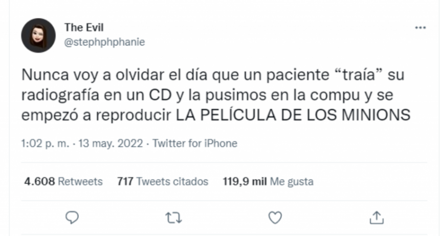 Un joven llev&oacute; el CD equivocado a una consulta m&eacute;dica