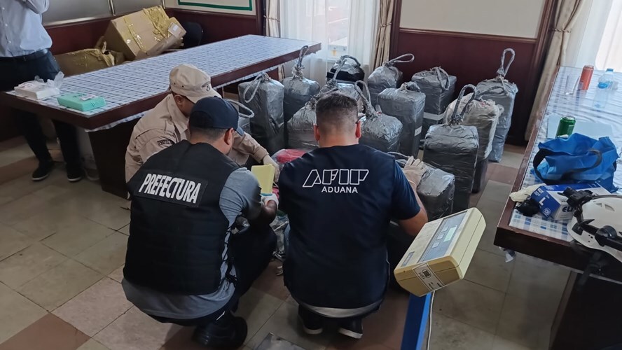 Detectaron m&aacute;s de 400 kilos de coca&iacute;na en un buque internacional en el sur de la provincia