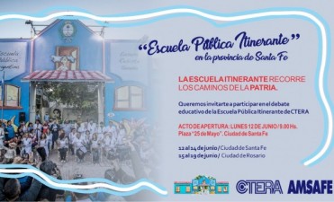 La Escuela Itinerante se instala en la ciudad de Santa Fe