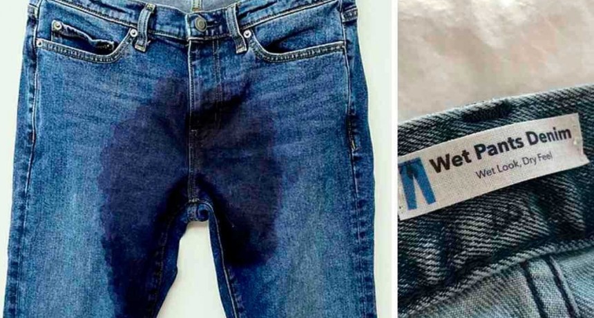 Una empresa estadounidense vende jeans "mojados"