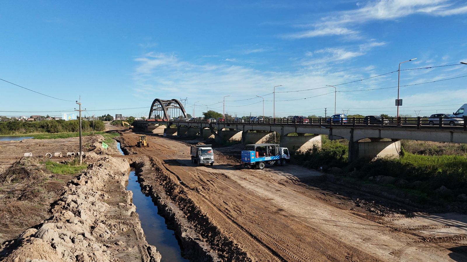 La obra del nuevo puente Carretero se prepara para el pilotaje