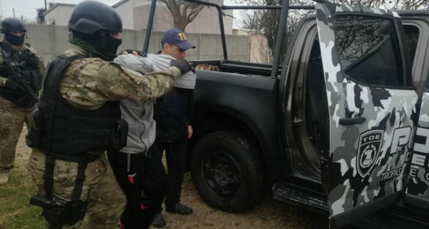 La compa&ntilde;&iacute;a Tropa de Operaciones Especiales detuvo a un hombre que estaba pr&oacute;fugo por homicidio