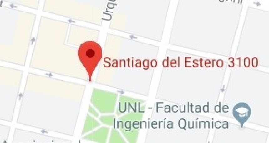 Tr&aacute;nsito interrumpido en Santiago del Estero al 3100