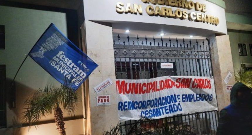 Los trabajadores municipales de San Carlos Centro profundizar&aacute;n las medidas de fuerza