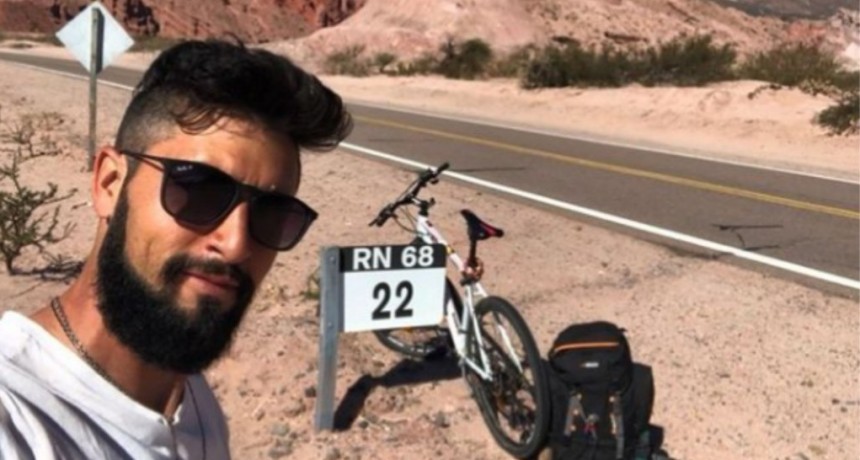 Un santafesino recorre Sudam&eacute;rica en bici