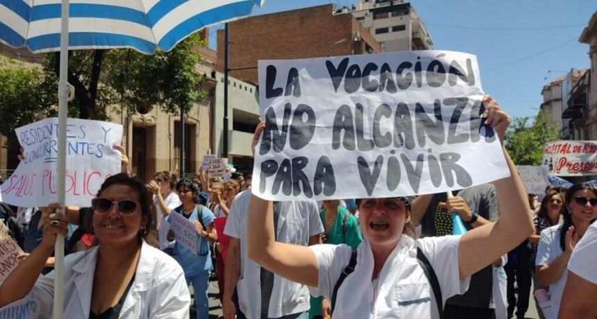 Paro de trabajadores de la Salud