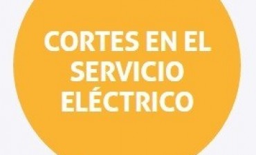 Corte de energ&iacute;a programado para el mi&eacute;rcoles