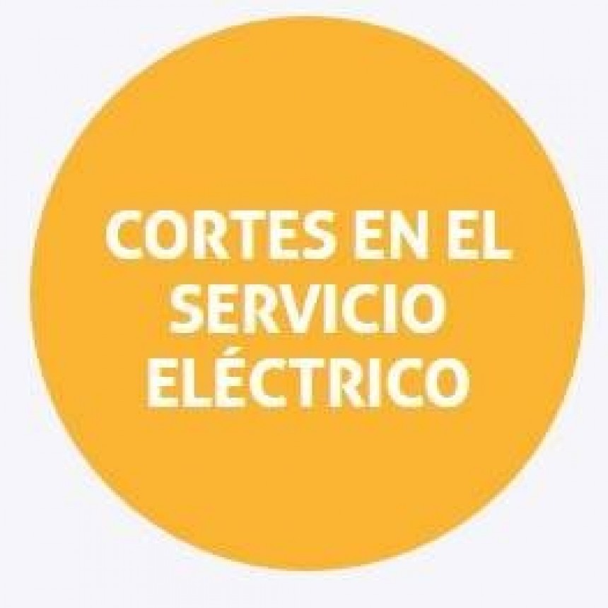 Cortes de energ&iacute;a programados para el martes en Santa Fe 