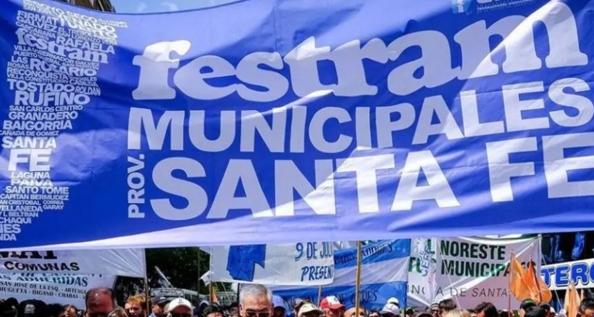 Municipales realizan medidas de fuerza esta semana