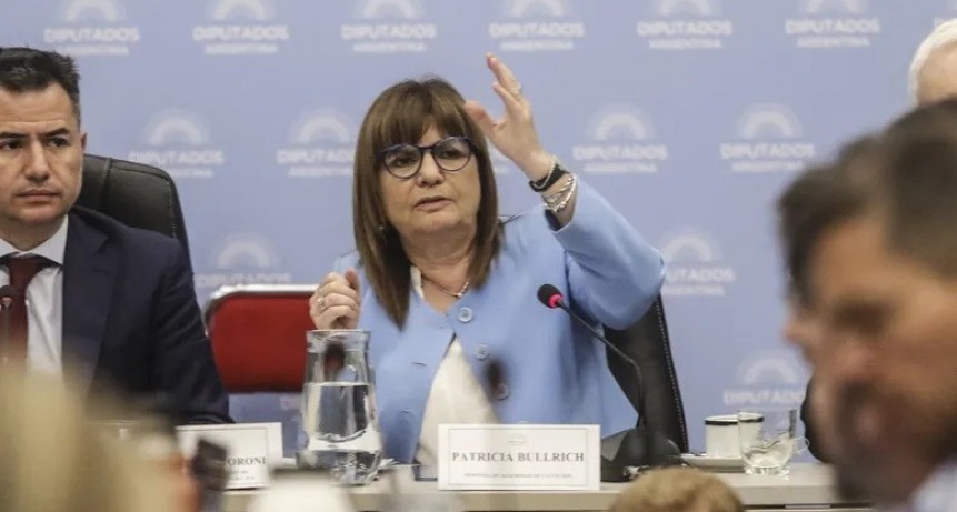 Bullrich expondr&aacute; en Diputados sobre el aumento a los fondos para Seguridad