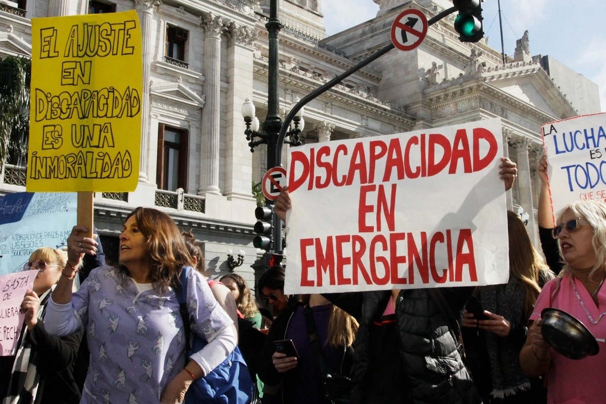 Movilizaci&oacute;n de entidades para que se aplique la ley de emergencia en discapacidad