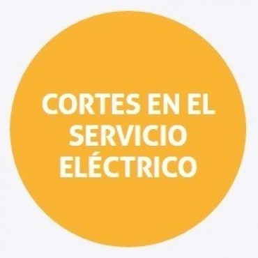 Corte de energ&iacute;a programado para el martes