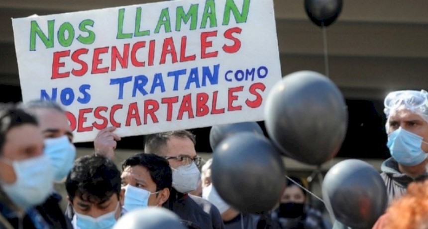 Paro de trabajadores de la salud