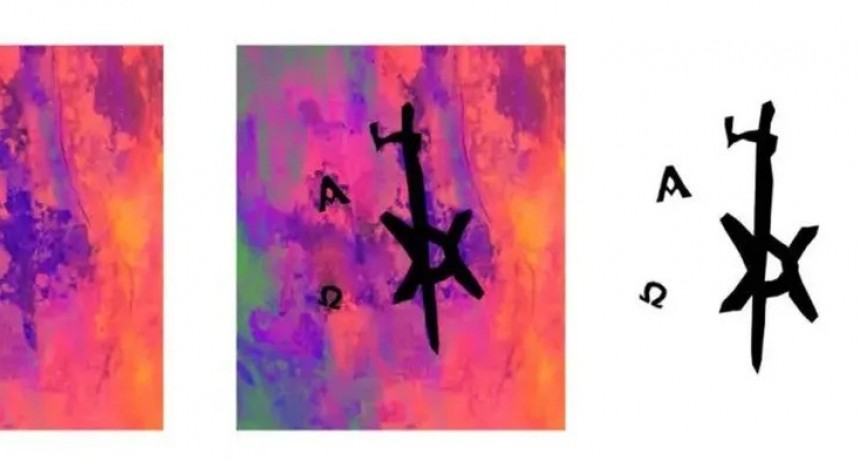 Descubren tatuaje cristiano de hace 1300 a&ntilde;os