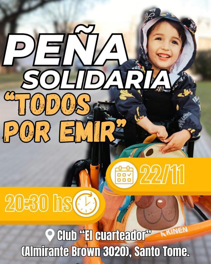 Pe&ntilde;a solidaria "Todos por Emir"