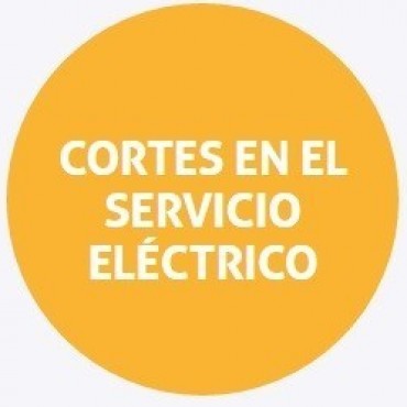 Cortes programados de energ&iacute;a 
