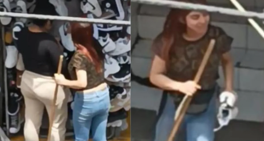 Vendedora hace pasar una zapatilla como de otro talle pero en realidad la hab&iacute;a estirado